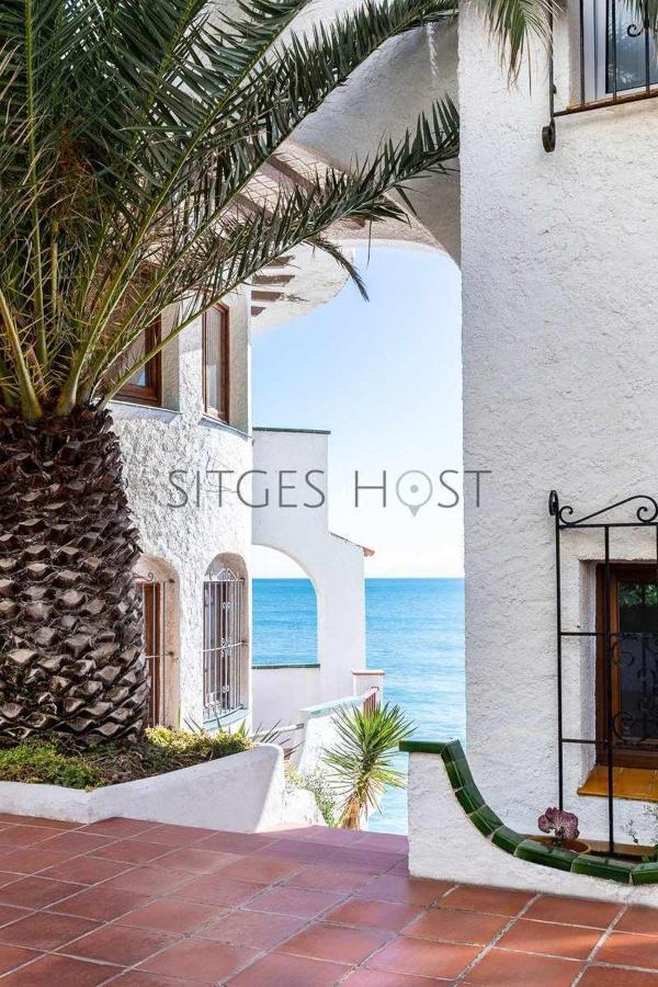 Apartamento Alojáte en una torre sobre el mar Sitges Exterior foto